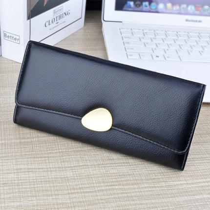 Soft Leather Long Wallet