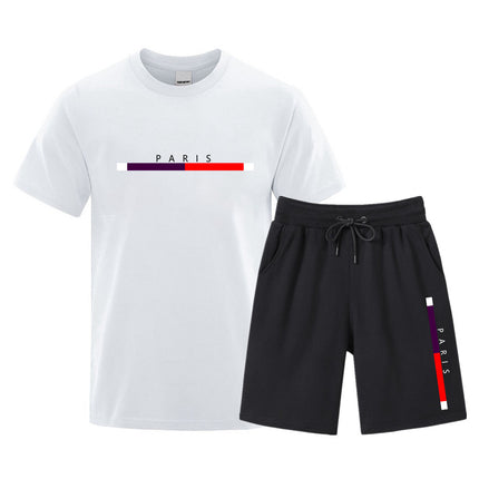 Cotton T-shirt & Shorts Two-piece Set