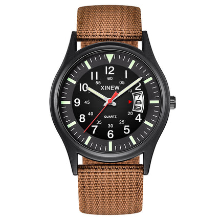 Men's Canvas Nylon Strap Watch