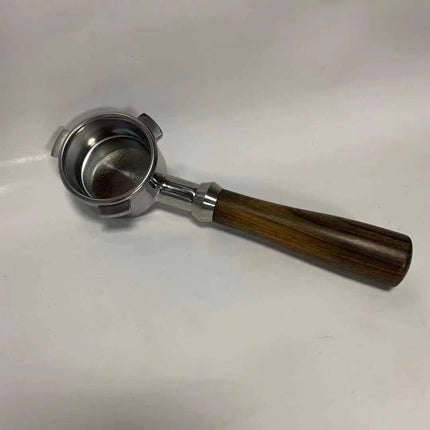 54mm Handle Walnut Coffee Handle Bottomless Stainless Steel