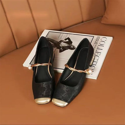 New Retro Easy Matching French Low-cut Heels