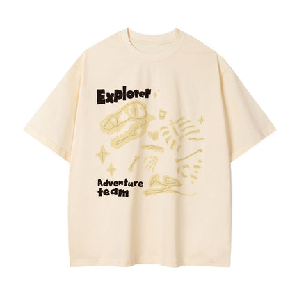 Dinosaur Printed Double Yarn Cotton