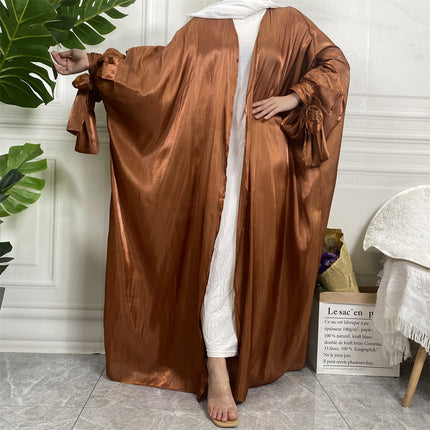 Leisure Fashionista Satin Abaya