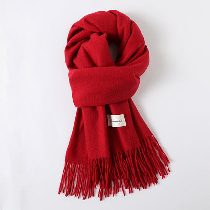 Tassel Cashmere Scarf
