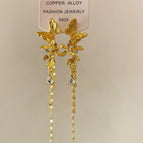 Gold Tassel Earrings