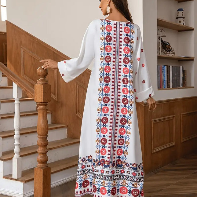 Rhinestone Bead Decorative Rolled Up Sleeve Dress