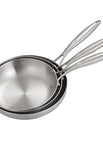 Set of 3 / 22cm 24cm 26cm / Cutting Frying Pan