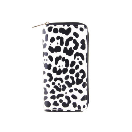 Cow Pattern Long PU Wallet