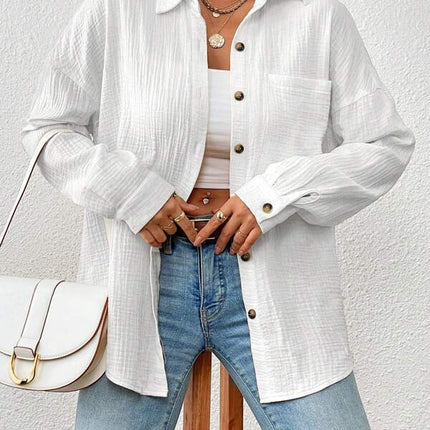 Autumn Drop Shoulder Blouse