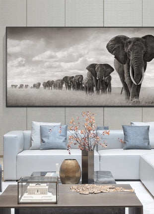 アフリカゾウ - 60x120 cm