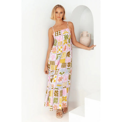 Stylish Back Cutout Sling Dress