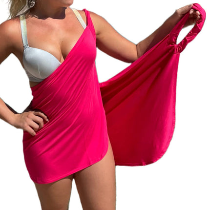 One-piece Plus Size Backless Swimsuit Cover