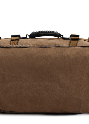 Canvas Backpack Huge Travel School Shoulder Computer Functional Versatile Bags Multifunctional Laptop Bag