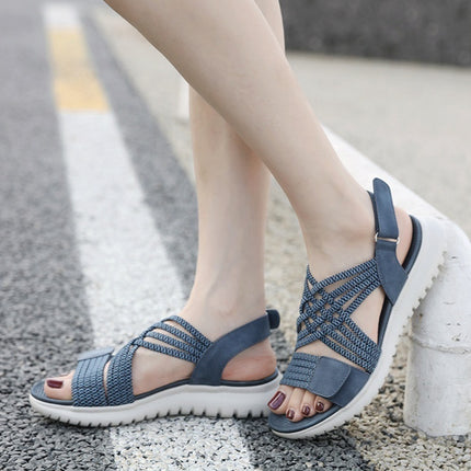 Lightweight Sports Style Comfortable Elastic Plus Size Sandals