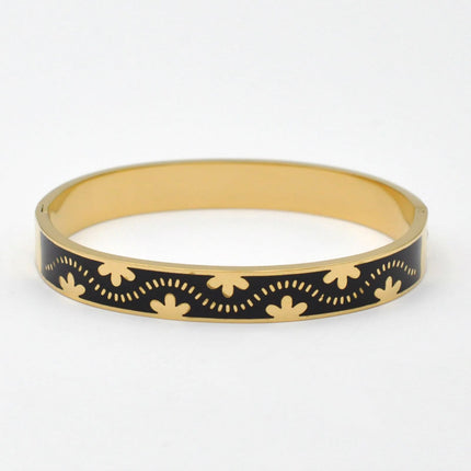 Stainless Steel and Enamel Bangles