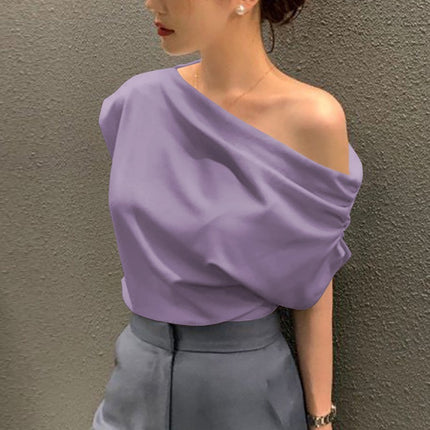 Summer Niche Irregular Shoulder Design