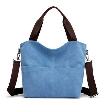 Korean Big Canvas Tote Handbags