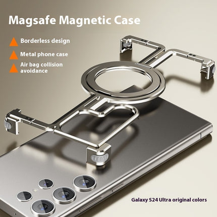 Samsung S24 Metal Drop-resistant Frameless Magnetic Bracket