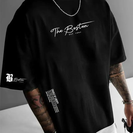 Round Neck Loose Casual Short Sleeve