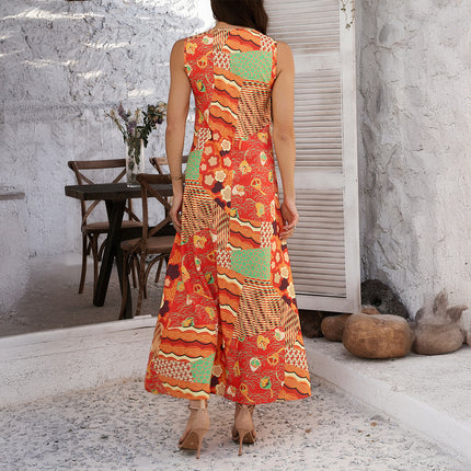 Sleeveless A- Line Dress