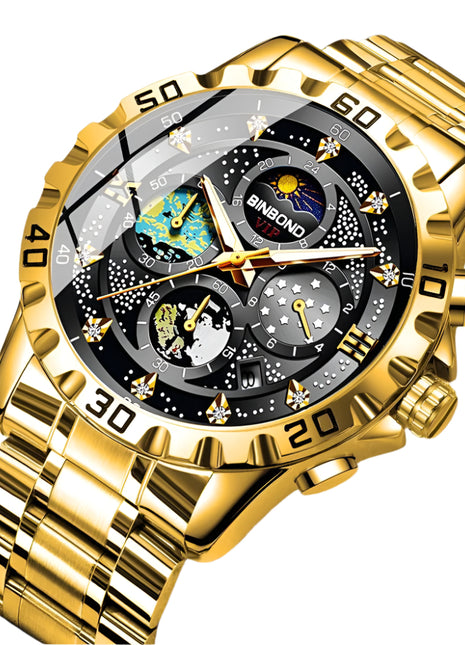 Quartz Business Waterproof Small Three-pin Watch