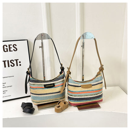 Soft Woven Shoulder Bag