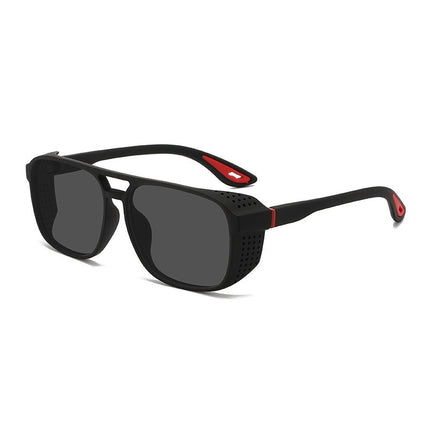 Double-Beam Frame with Side-Cutout Design Polarized Sunglasses