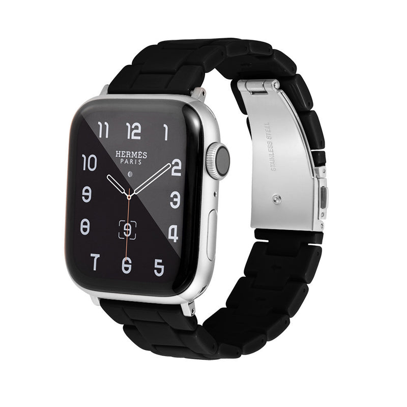 Resin Butterfly Buckle Watch Band for Apple Watch