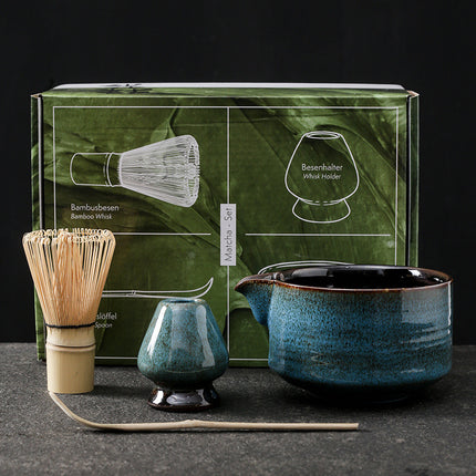 7-piece Japanese Kiln-Fired Matcha Ritual Set