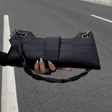 A High-end Texture Single Shoulder Baguette Bag