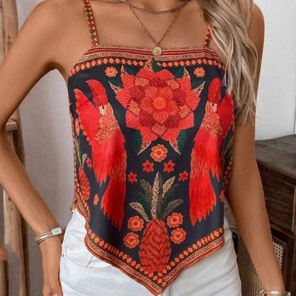 Printed Green Plant Positioning Top