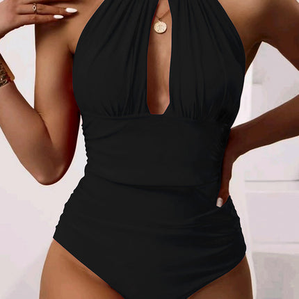 New One-piece Halter Hot Spring Swimsuit