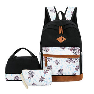 Casual Three-piece Large Capacity Student Schoolbag Japanese Style backpack