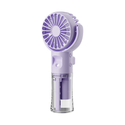 Portable Handheld Spray Fan 4-Speed Water Spray Mist Fan Summer Cooling Artifact USB Charging Summer Outdoor Mini Fan