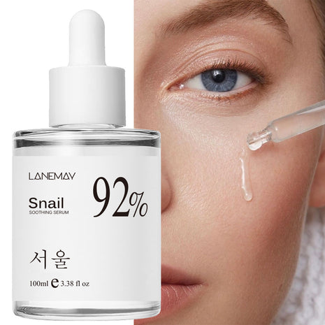 LANEMAY Snail 92% Soothing Serum | Hydrating Snail Mucin Facial Serum