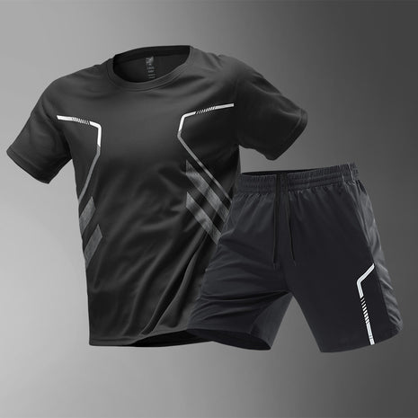 Quick-drying Breathable Short Sleeve Round Neck Set