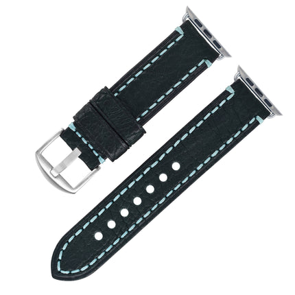 Casual Top Layer Cow Leather Watch Strap Applicable with Apple watch