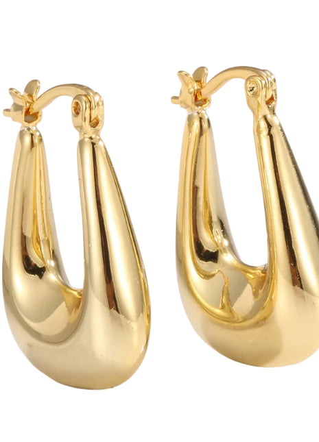 Niche Cold Scenery Surface U-shaped Earrings