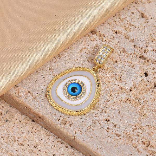 Blue Eye Zircon Necklace