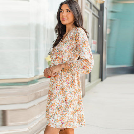 Vacation Style Flower Dress