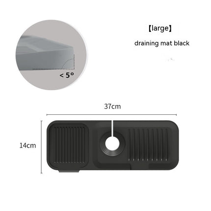 Faucet Silicone Mat Anti-splash with Drain