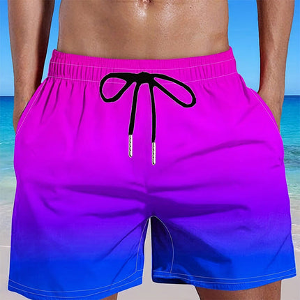 Fashion Gradient Color 3D Digital Printing Men