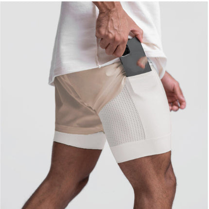 Running Double-layer Sports Shorts