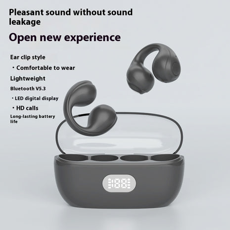 Large Power Clip-On Wireless Sports Earphones