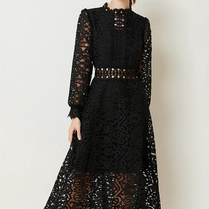 French Long Sleeves Dress