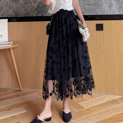 Mesh Summer Cover Slim Skirt