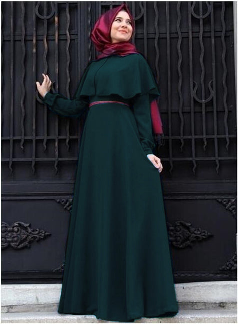 Elastic Sunshine Linen Plus Size Abaya