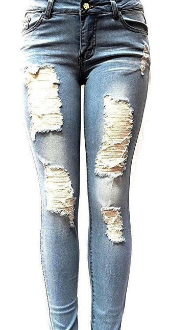 Ripped Slimming Jeans