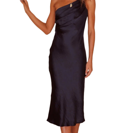 Back Lace Up Slim Fit Dress