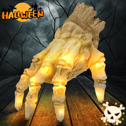 Halloween Electric Luminous Crawling Zombie Hand with Spooky Sound